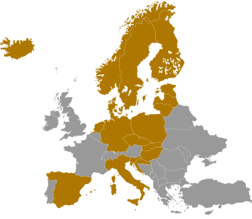 Vertretung Eurojackpot in Europa